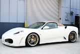 F430spider NOVITEC Rosso aerodynamics