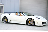 F430spider NOVITEC Rosso aerodynamics