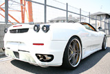 F430spider NOVITEC Rosso aerodynamics