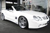 SL500 Lorinser aerodynamics