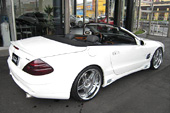 SL500 Lorinser aerodynamics